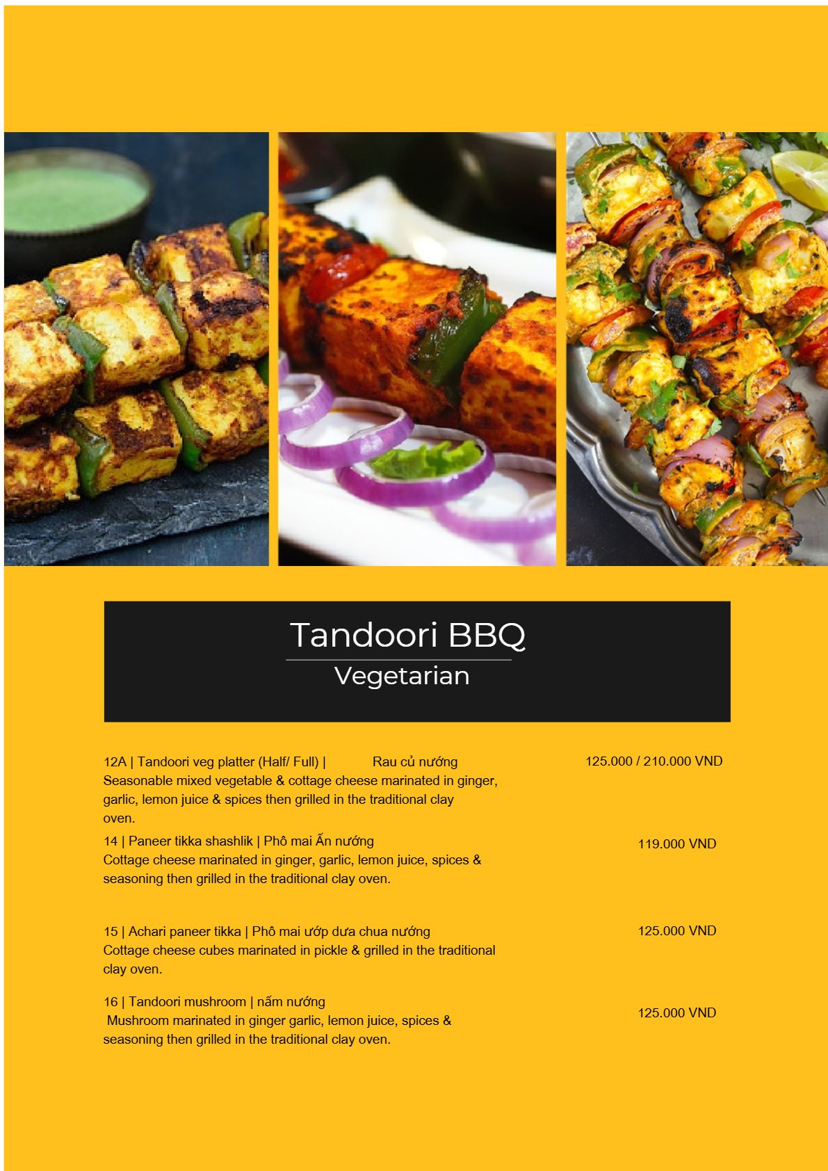 Menu Page 10