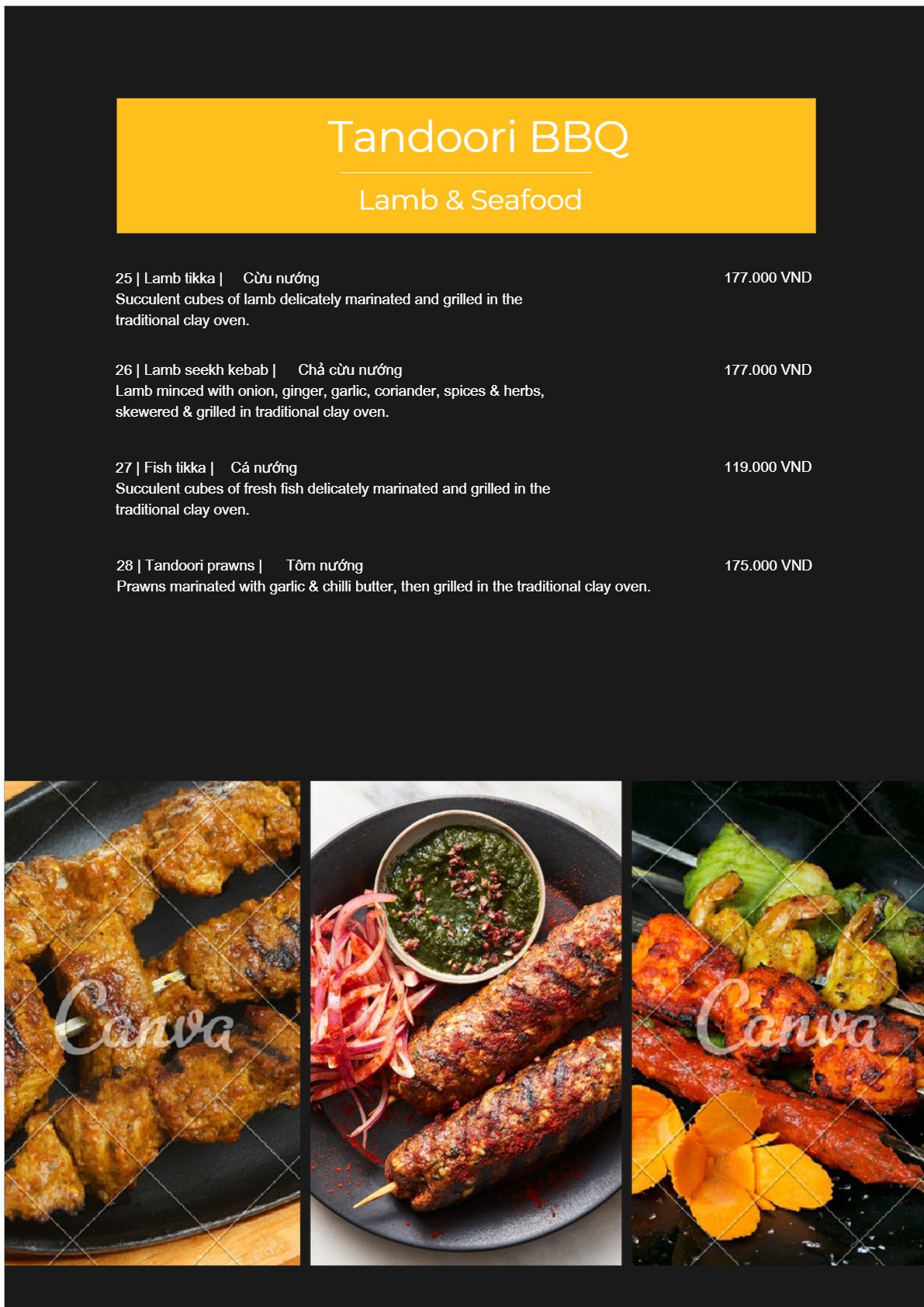 Menu Page 12