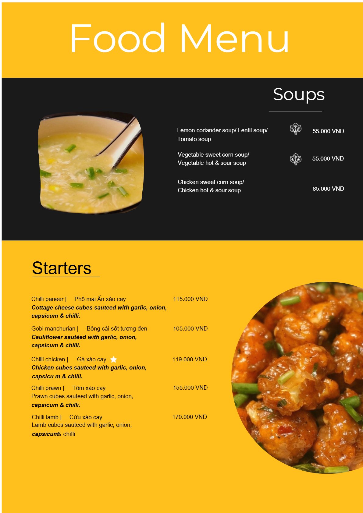 Menu Page 7